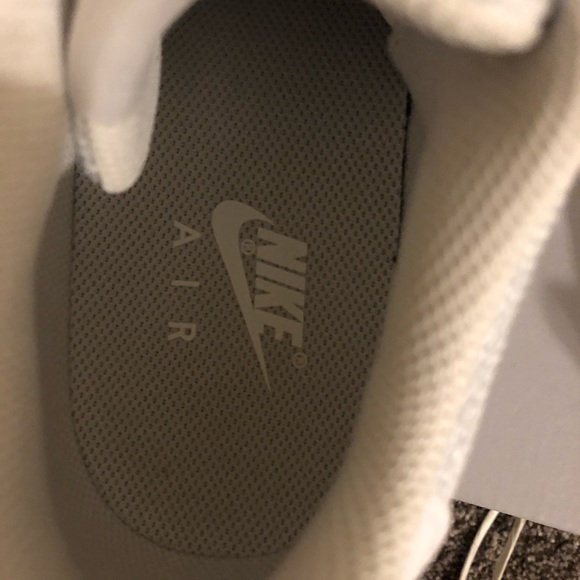 Air Force 1 Flyknit Nike Shoes - White N Grey/Blue - Picture 8 of 8